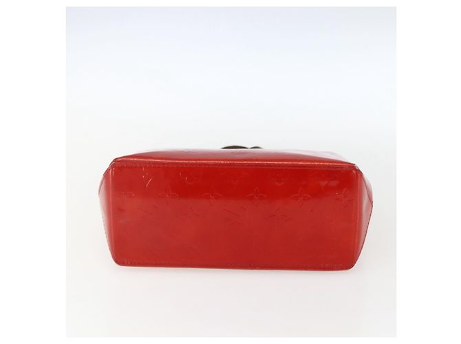 LOUIS VUITTON Monogram Vernis Reade PM Borsa a Mano Rossa M91088 LV Auth 169564 Rosso - vista 5