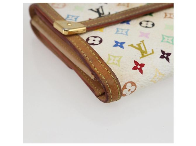 LOUIS VUITTON Multicolor Geldbörse Scheine Kreditkarten M92983 Auth 169127 Weiß - Ansicht 14