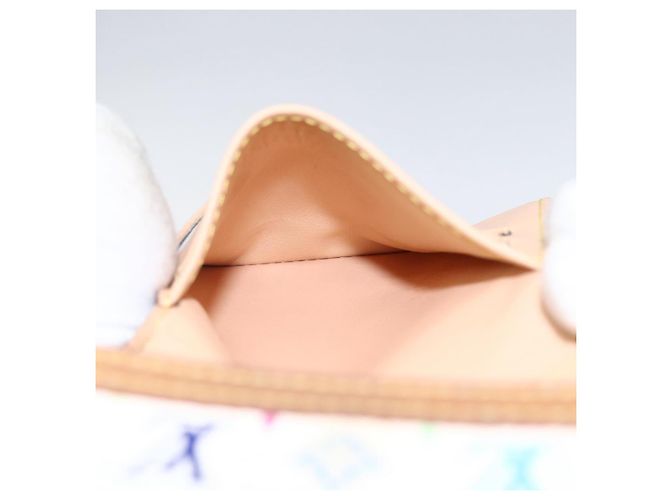 LOUIS VUITTON Multicolor Geldbörse Scheine Kreditkarten M92983 Auth 169127 Weiß - Ansicht 18