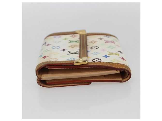 LOUIS VUITTON Multicolor Geldbörse Scheine Kreditkarten M92983 Auth 169127 Weiß - Ansicht 3