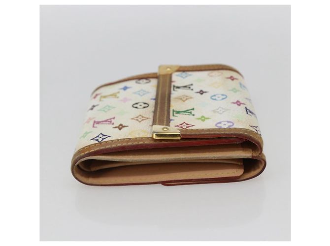 LOUIS VUITTON Multicolor Geldbörse Scheine Kreditkarten M92983 Auth 169127 Weiß - Ansicht 4