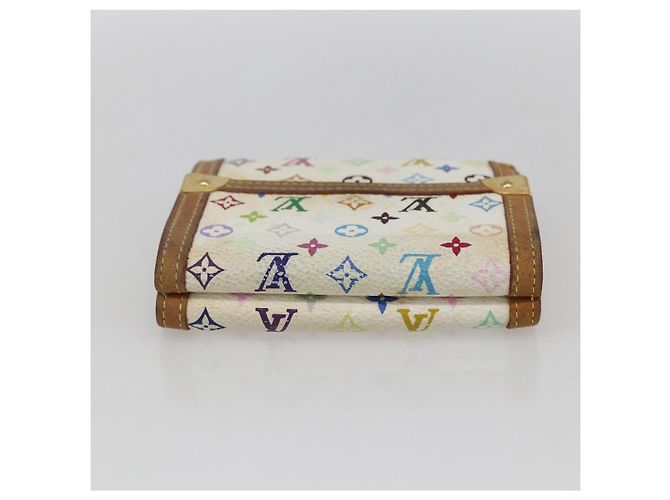 LOUIS VUITTON Multicolor Geldbörse Scheine Kreditkarten M92983 Auth 169127 Weiß - Ansicht 5