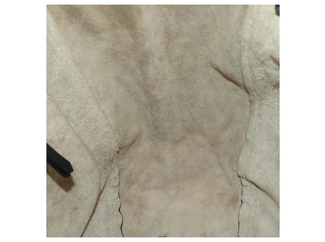 Borsa Tote in Pelle Nera e Oro Autentica BA9910 Jimmy Choo Nero D'oro - vista 19