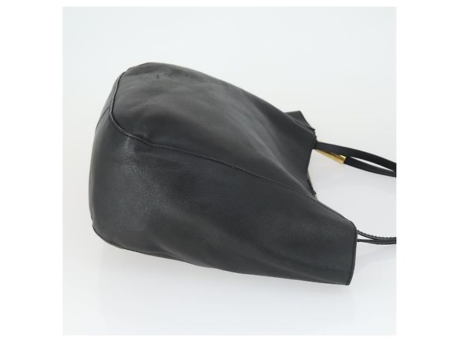 Borsa Tote in Pelle Nera e Oro Autentica BA9910 Jimmy Choo Nero D'oro - vista 3