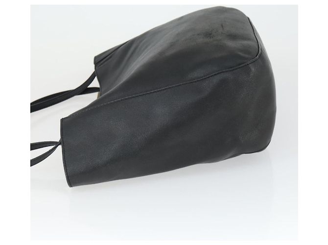 Borsa Tote in Pelle Nera e Oro Autentica BA9910 Jimmy Choo Nero D'oro - vista 4