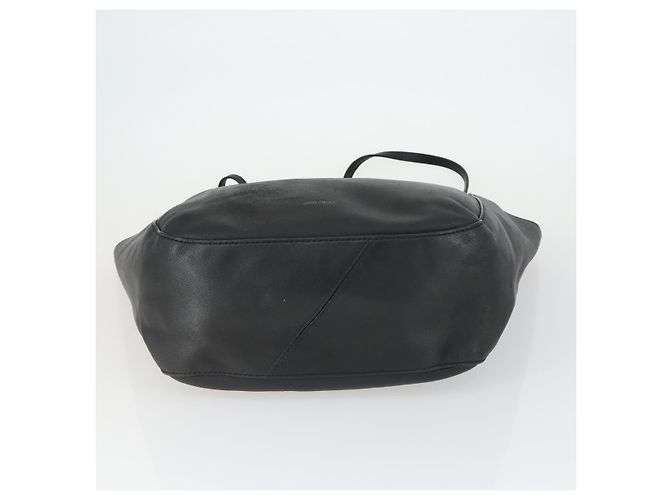 Borsa Tote in Pelle Nera e Oro Autentica BA9910 Jimmy Choo Nero D'oro - vista 5