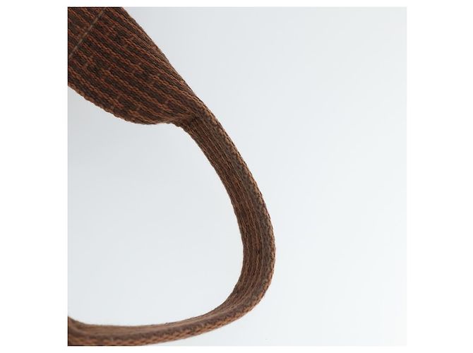 Hermès HERMES Zaino Her Line Add PM in tela marrone argento autentico bs32697 - Ansicht 14