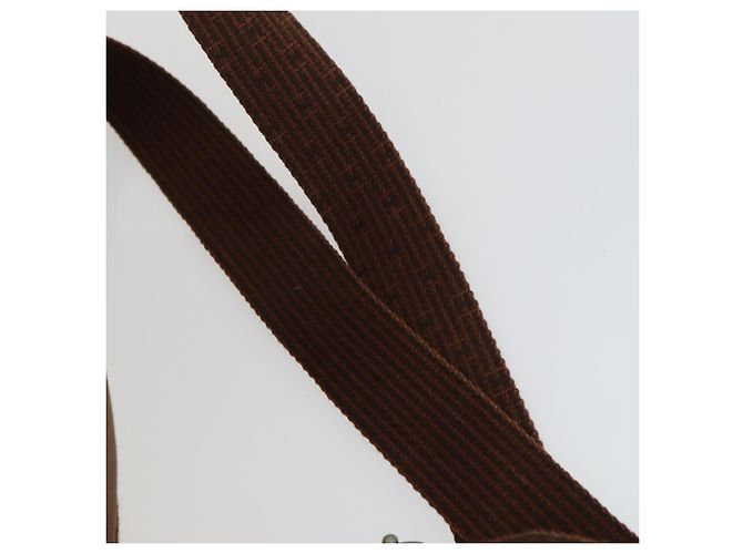 Hermès HERMES Zaino Her Line Add PM in tela marrone argento autentico bs32697 - Ansicht 15