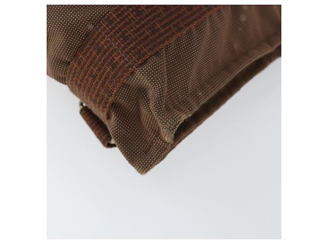 Hermès HERMES Zaino Her Line Add PM in tela marrone argento autentico bs32697 - Ansicht 16
