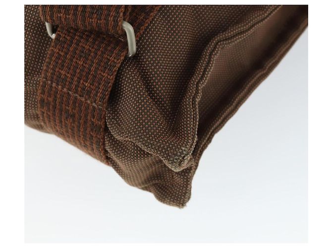 Hermès HERMES Zaino Her Line Add PM in tela marrone argento autentico bs32697 - Ansicht 18