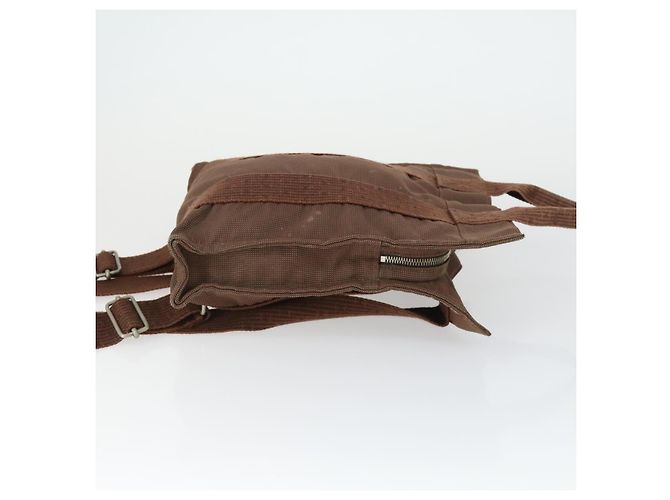 Hermès HERMES Zaino Her Line Add PM in tela marrone argento autentico bs32697 - Ansicht 3