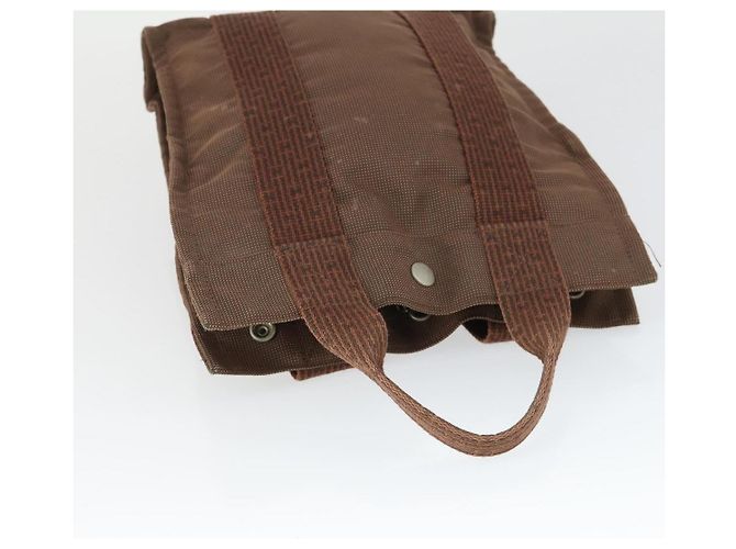 Hermès HERMES Zaino Her Line Add PM in tela marrone argento autentico bs32697 - Ansicht 6