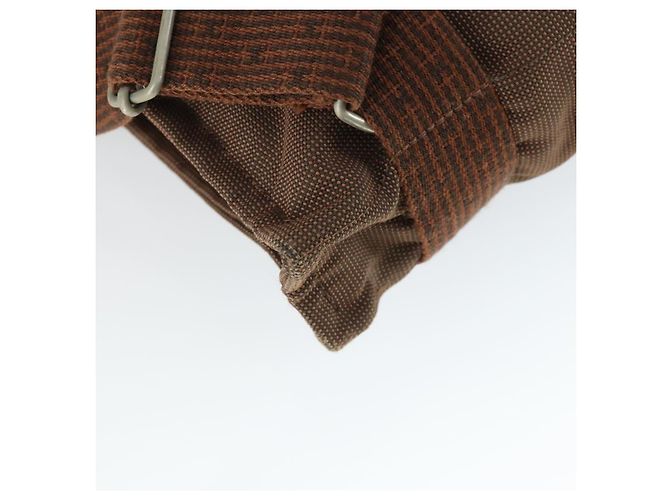 Hermès HERMES Zaino Her Line Add PM in tela marrone argento autentico bs32697 - Ansicht 9