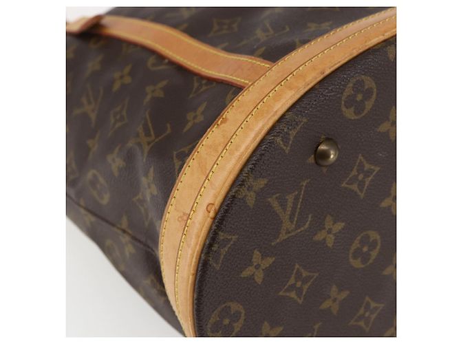 LOUIS VUITTON Borsa a Spalla Monogram Bucket GM M42236 LV Auth 170148 Monogramma - vista 15