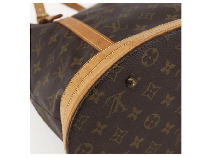 LOUIS VUITTON Borsa a Spalla Monogram Bucket GM M42236 LV Auth 170148 Monogramma - vista 17