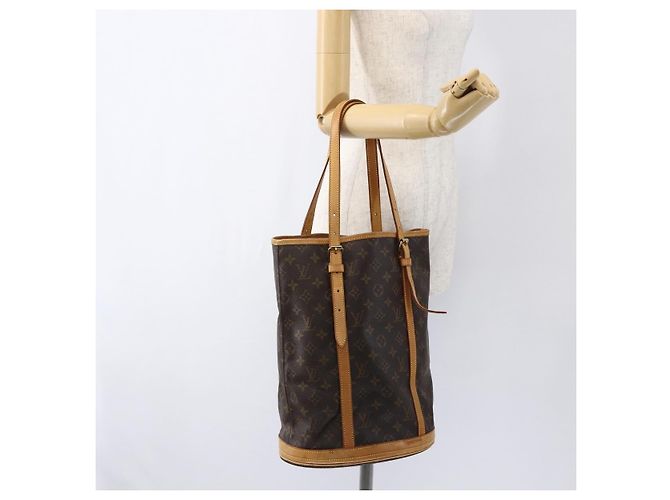 LOUIS VUITTON Borsa a Spalla Monogram Bucket GM M42236 LV Auth 170148 Monogramma - vista 22