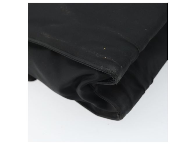 PRADA Borsa a Mano Pelle Lucida Nera Auth 170277 Nero - vista 16