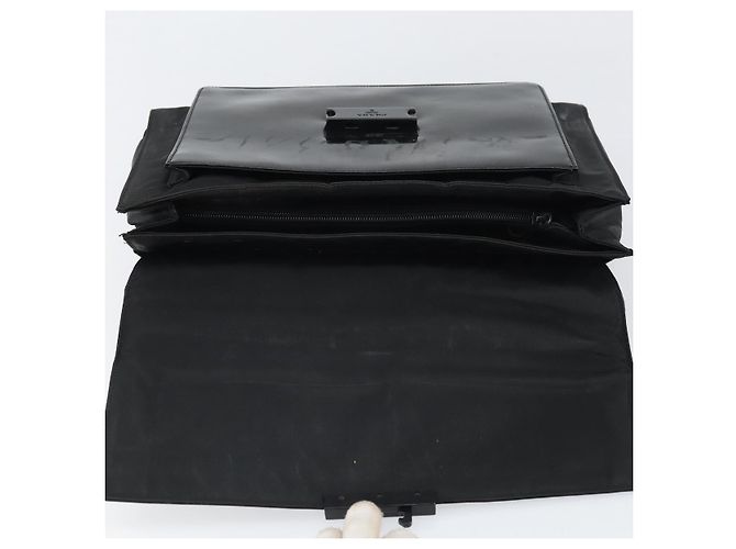 PRADA Borsa a Mano Pelle Lucida Nera Auth 170277 Nero - vista 17