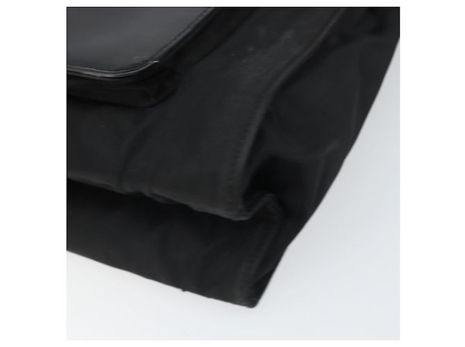PRADA Borsa a Mano Pelle Lucida Nera Auth 170277 Nero - vista 9