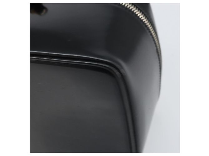 GUCCI Vanity Hand Bag Patent leather Black Silver 032 1956 0150 Auth 170292 Silvery - view 14