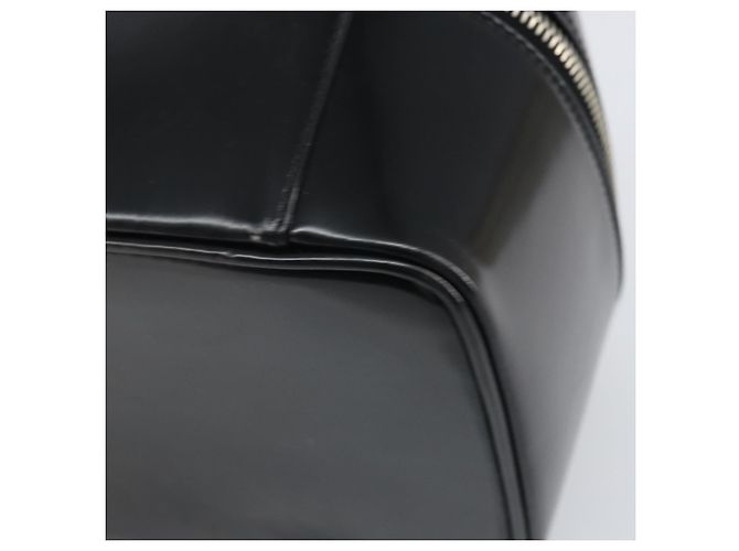 GUCCI Vanity Hand Bag Patent leather Black Silver 032 1956 0150 Auth 170292 Silvery - view 16