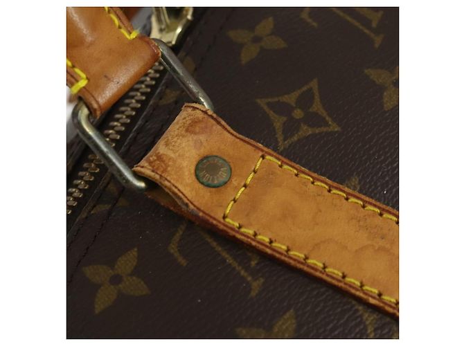 LOUIS VUITTON Monogram Keepall Bandouliere 55 Borsa Boston M41414 LV Auth 169074 Monogramma - vista 18