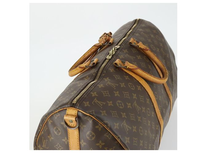 LOUIS VUITTON Monogram Keepall Bandouliere 55 Borsa Boston M41414 LV Auth 169074 Monogramma - vista 6