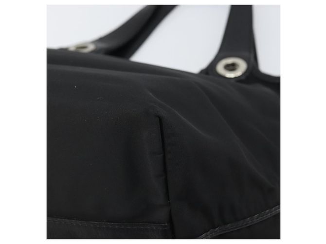 Sac à main BURBERRY en nylon noir et argent authentique bs33085 Argenté - vue 15
