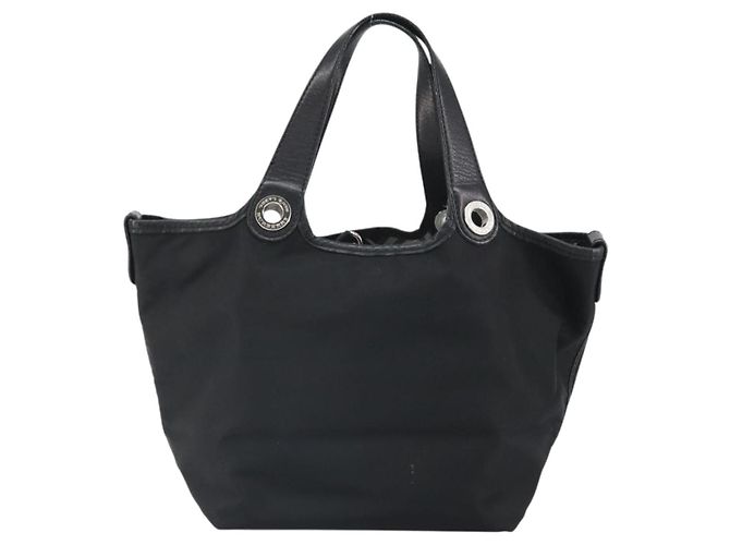 Sac à main BURBERRY en nylon noir et argent authentique bs33085 Argenté - vue 2
