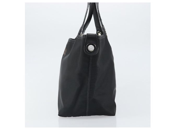 Sac à main BURBERRY en nylon noir et argent authentique bs33085 Argenté - vue 3