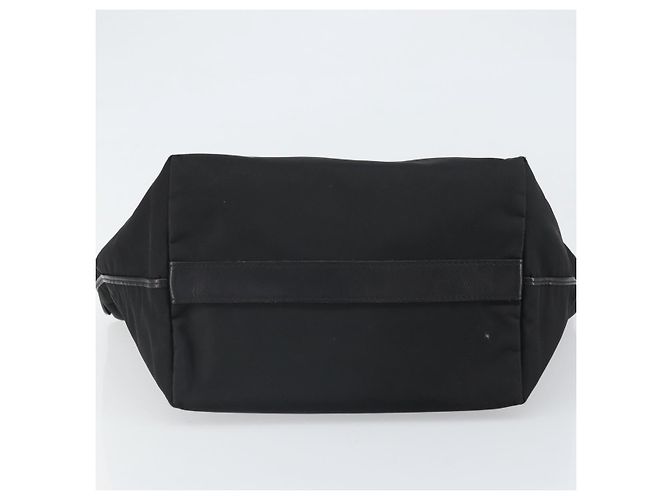 Sac à main BURBERRY en nylon noir et argent authentique bs33085 Argenté - vue 5