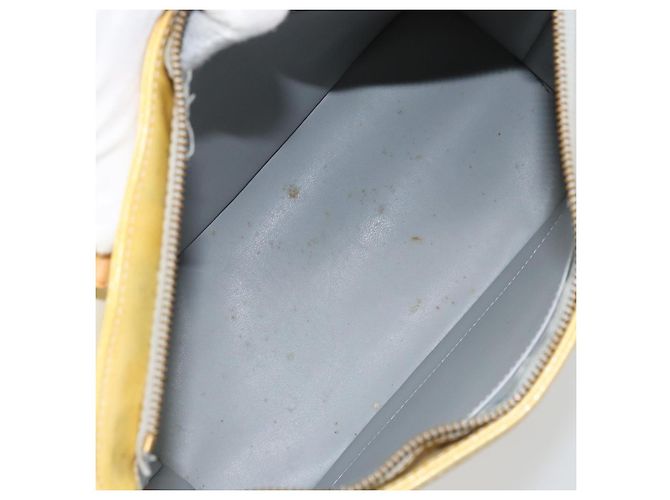 LOUIS VUITTON Borsa a Mano Monogram Vernis Houston Grigia M91053 LV Auth bs33147 Grigio - vista 11