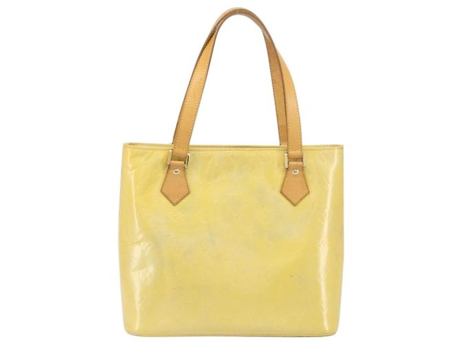 LOUIS VUITTON Borsa a Mano Monogram Vernis Houston Grigia M91053 LV Auth bs33147 Grigio - vista 2