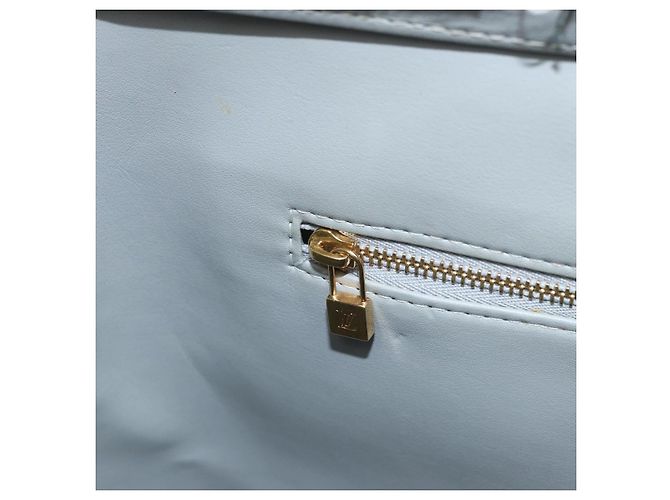 LOUIS VUITTON Borsa a Mano Monogram Vernis Houston Grigia M91053 LV Auth bs33147 Grigio - vista 22