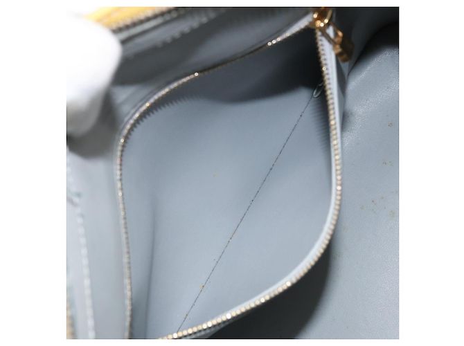 LOUIS VUITTON Borsa a Mano Monogram Vernis Houston Grigia M91053 LV Auth bs33147 Grigio - vista 23