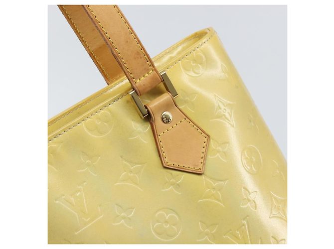 LOUIS VUITTON Borsa a Mano Monogram Vernis Houston Grigia M91053 LV Auth bs33147 Grigio - vista 9