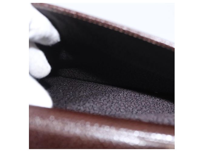 Borsa da lavoro in pelle marrone e oro Gianni Versace Auth bs33178 D'oro - vista 23