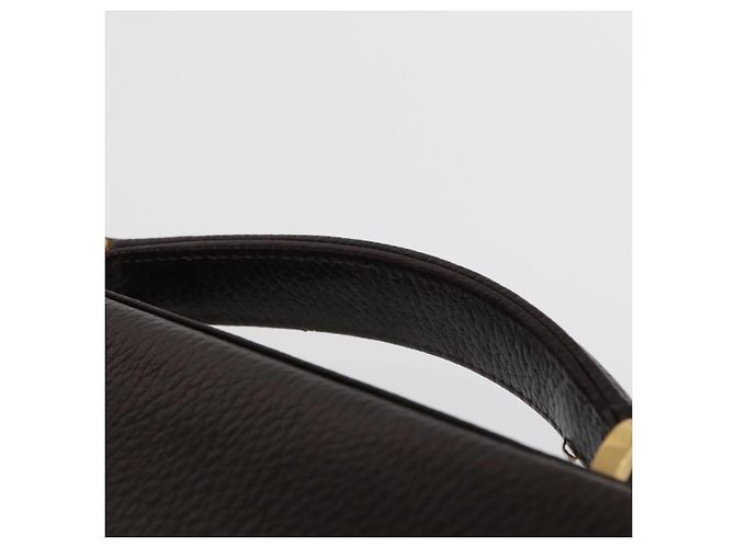 Borsa da lavoro in pelle marrone e oro Gianni Versace Auth bs33178 D'oro - vista 9