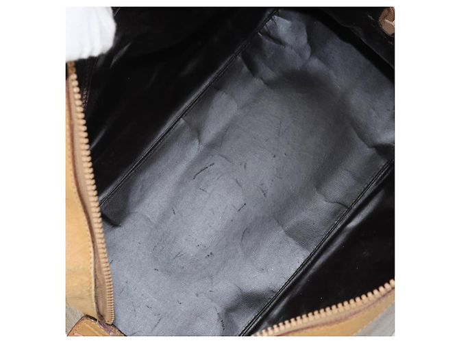Céline CELINE Macadam Canvas Handtasche PVC Beige Silber Authentisch ka2034 - Ansicht 11