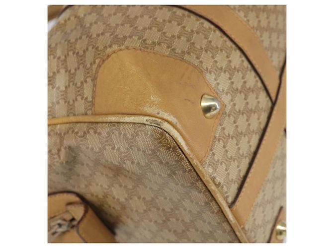 Céline CELINE Macadam Canvas Handtasche PVC Beige Silber Authentisch ka2034 - Ansicht 14