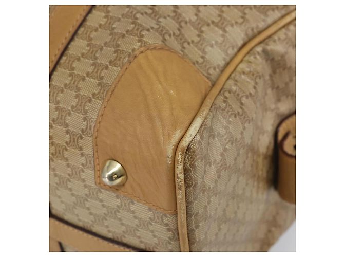 Céline CELINE Macadam Canvas Handtasche PVC Beige Silber Authentisch ka2034 - Ansicht 15