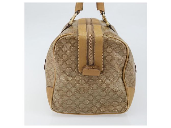 Céline CELINE Macadam Canvas Handtasche PVC Beige Silber Authentisch ka2034 - Ansicht 4