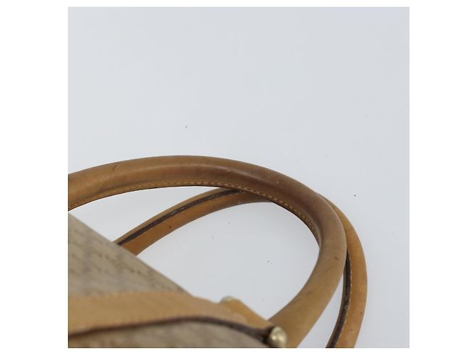 Céline CELINE Macadam Canvas Handtasche PVC Beige Silber Authentisch ka2034 - Ansicht 8