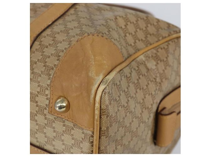 Céline CELINE Macadam Canvas Handtasche PVC Beige Silber Authentisch ka2034 - Ansicht 9