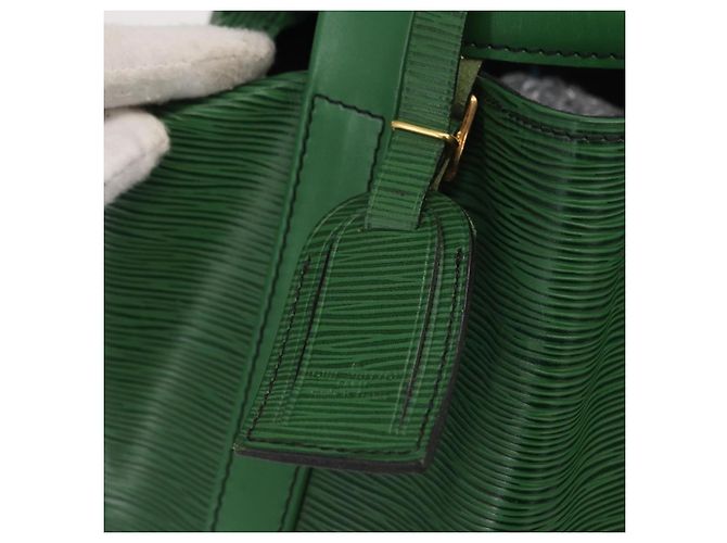 LOUIS VUITTON Borsa a Spalla Epi Randonnee GM Verde M43084 LV Auth 165041 - vista 10