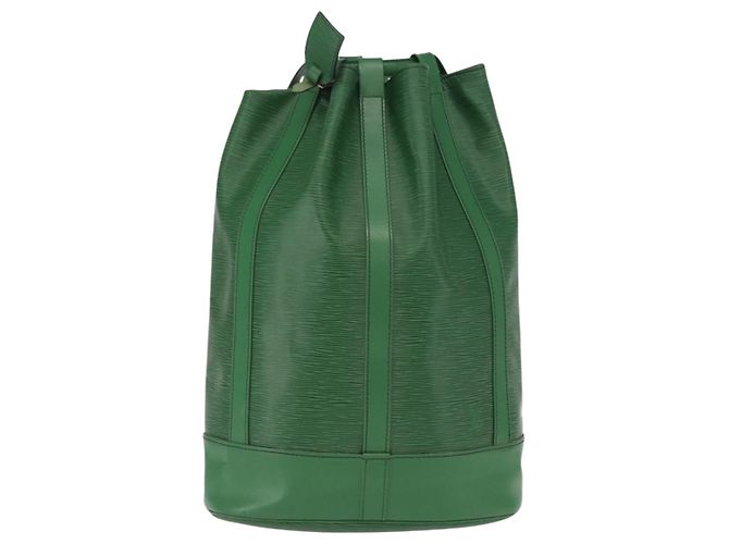LOUIS VUITTON Borsa a Spalla Epi Randonnee GM Verde M43084 LV Auth 165041 - vista 13