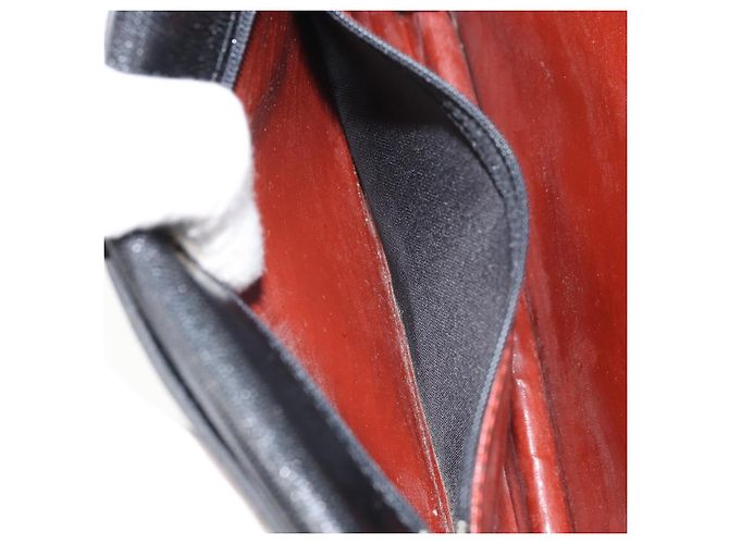 Borsa a Spalla in Pelle Nera e Oro Auth Saint Laurent 170129 Nero D'oro - vista 12