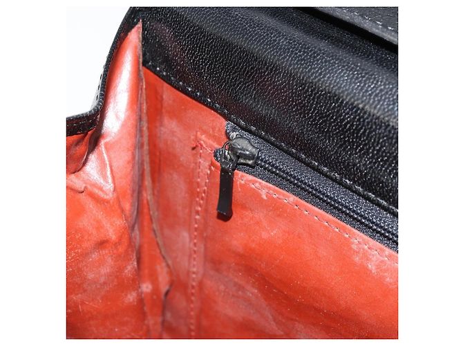 Borsa a Spalla in Pelle Nera e Oro Auth Saint Laurent 170129 Nero D'oro - vista 20