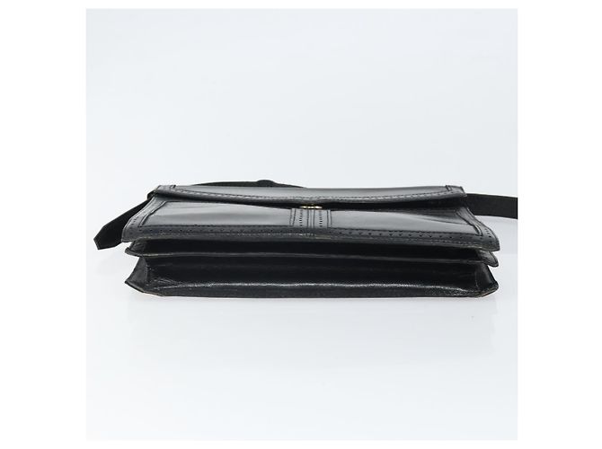 Borsa a Spalla in Pelle Nera e Oro Auth Saint Laurent 170129 Nero D'oro - vista 5
