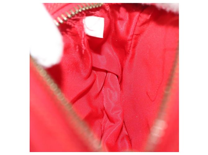 PRADA Pochette a Spalla Nylon Rossa Oro Auth 169188 Rosso D'oro - vista 19